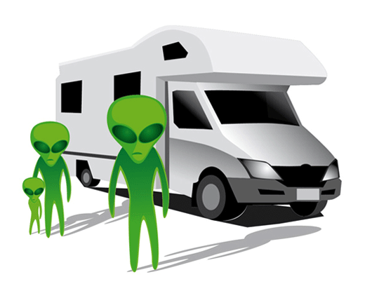 Everyone loves to travell in a motorhome around Darwin - did you know the Northern Territory is a Hot Spot for UFO sightings